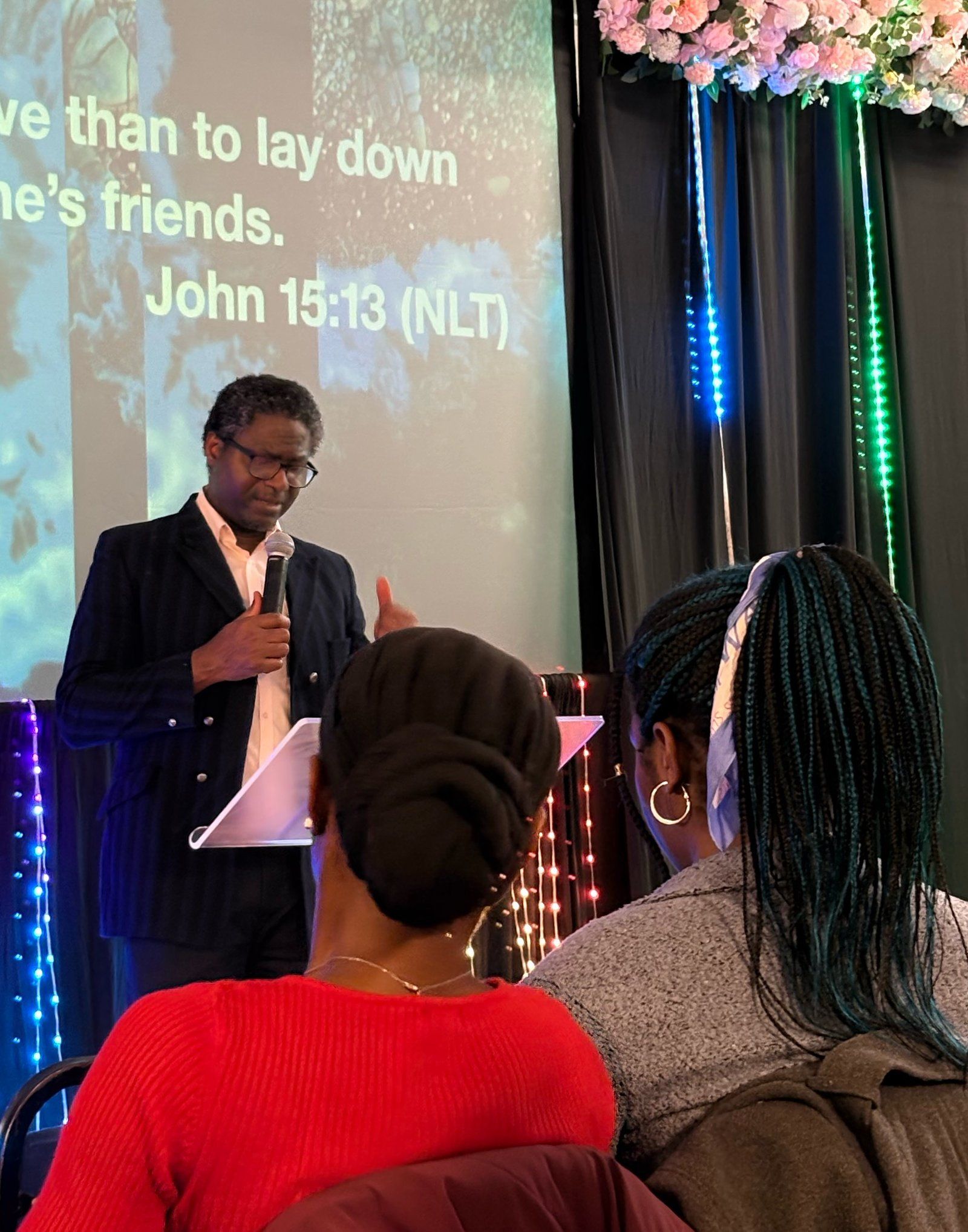 The City of Joy community gathered on a Sunday